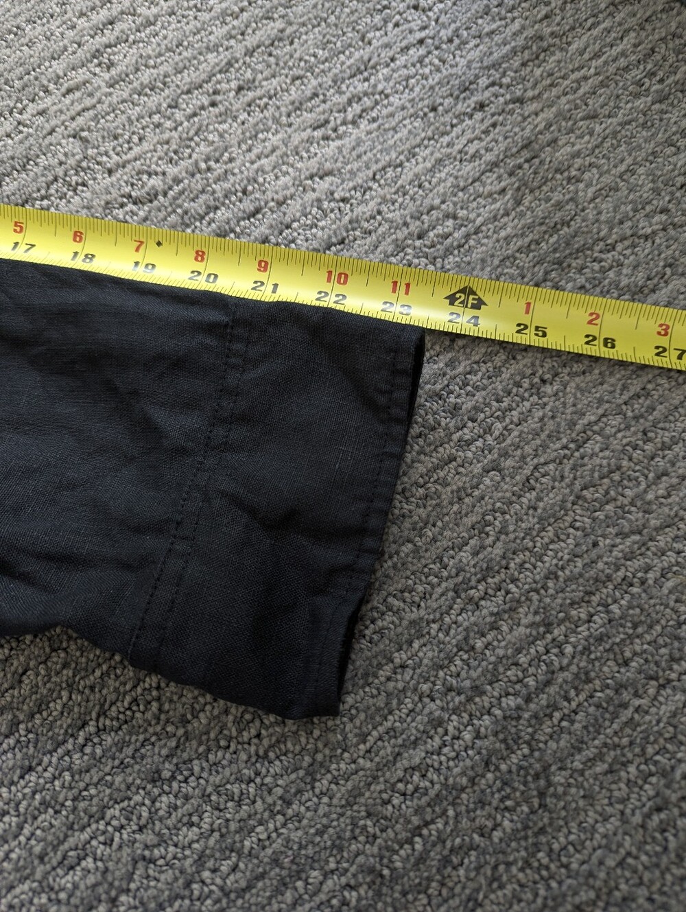 Garnet Hill 100% Linen Lightweight Open Front Drape Jacket - Picture 7 of 9